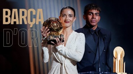 AITANA wins BALLON d&#39;OR. LAMINE YAMAL wins Kopa Trophy. FC Barcelona, BEST Women&#39;s Team 2024!!! 