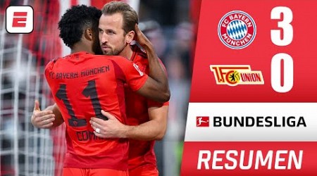 BAYERN MUNICH fue una máquina y aplastó por 3-0 al UNION BERLIN. Doblete de Harry Kane | Bundesliga