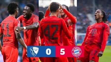 VFL Bochum gegen Bayern München 0-5 &amp; Highlights Tore &amp; Olise , Musiala , Kane ,Sane Tore vs Bochum