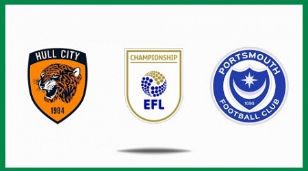 Hull City v Portsmouth 1-1 Highlights Goals - EFL Championship 2024/25