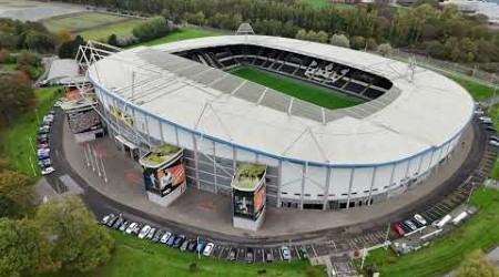 The MKM Stadium, home of Hull City and Rugby Super League side, Hull FC - Capacity 25,586