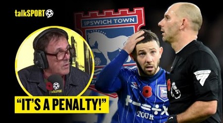 Tony Cascarino INSISTS Ipswich Were ROBBED Of A Penalty Against Leicester! 