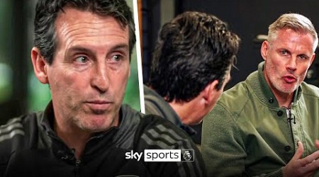 &quot;I want to BREAK our level&quot; | Carra speaks to Unai Emery about two years at Villa &amp; the future