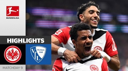 Frankfurt is UNSTOPPABLE! | Eintracht Frankfurt - VfL Bochum | Highlights | Matchday 9 – Bundesliga