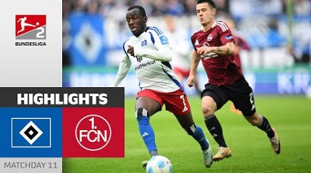 Nürnberg Snatches Point From Hamburg | Hamburger SV - 1. FC Nürnberg 1-1 | Highlights | MD 11 - BL 2