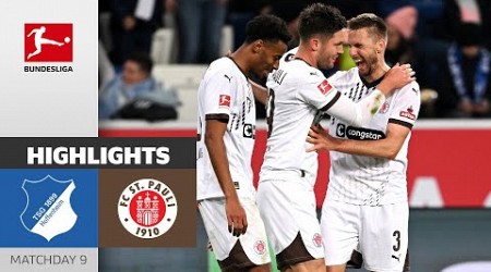 St. Pauli Secures BIG POINTS! | TSG Hoffenheim - FC St. Pauli 0-2 | Highlights | Matchday 9 - BULI