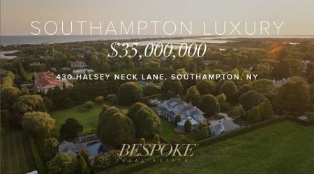 $35,000,000 Contemporary Luxury in Prime Southampton Locale