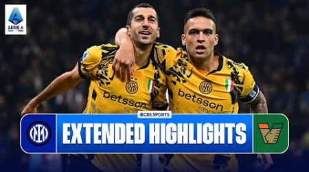 Inter vs. Venezia: Extended Highlights | Serie A | CBS Sports Golazo