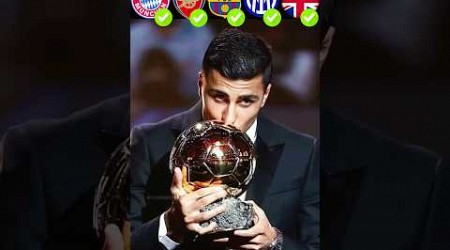 RODRI vs CLUBS + BALLON D&#39;OR 