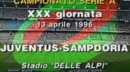 CALCIO 1995 96 JUVENTUS SAMPDORIA 0 3