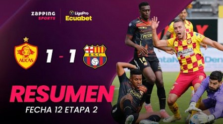 SD Aucas 1 - 1 Barcelona SC Resumen Fecha 12 / 2da Etapa / LigaPro Ecuabet