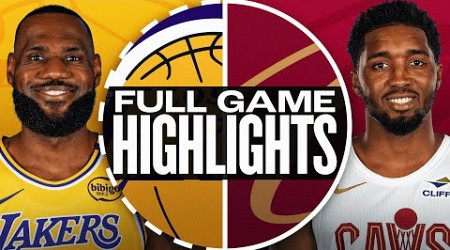 LAKERS at CAVALIERS | FULL GAME HIGHLIGHTS | October 30, 2024