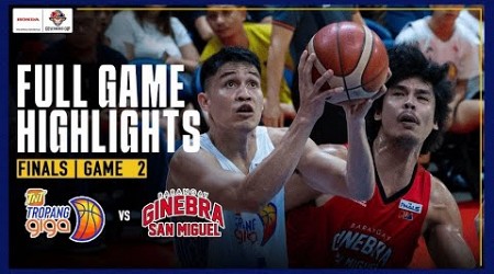 BRGY. GINEBRA vs. TNT | FULL GAME 2 FINALS HIGHLIGHTS | PBA SEASON 49 GOVERNORS&#39; CUP | OCT. 30, 2024