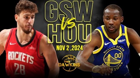 Golden State Warriors vs Houston Rockets Full Game Highlights | Nov 2, 2024 | FreeDawkins