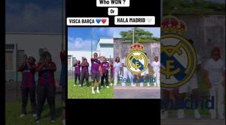 Barcelona vs Hala Madrid song ❤️