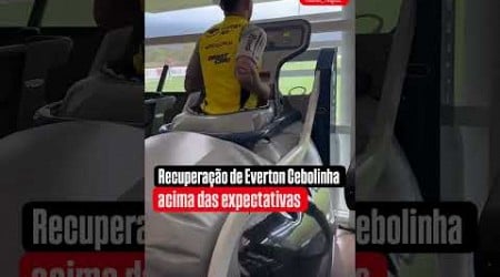 Everton Cebolinha já treina no Ninho sob cuidados especiais do Departamento Médico. #flamengo #fla