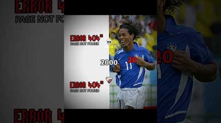 Ronaldinho in 2000 ☠️