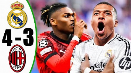 Real Madrid vs Ac Milan 4-3 - All Goals &amp; Highlights - 2024