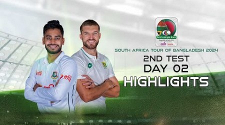 Bangladesh vs South Africa Highlights | 2nd Test | Day 2 | South Africa tour of Bangladesh 2024