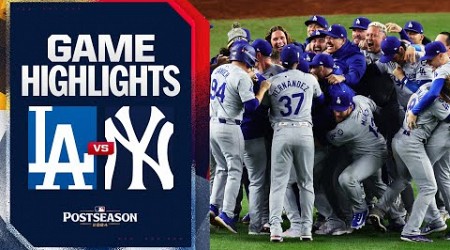 Dodgers vs. Yankees World Series Game 5 Highlights (10/30/24) | MLB Highlights