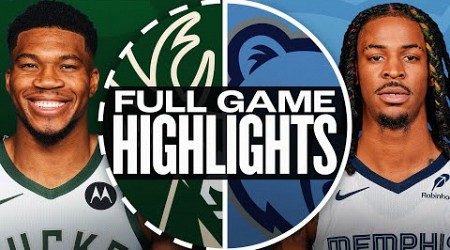 BUCKS at GRIZZLIES | FULL GAME HIGHLIGHTS | October 31, 2024