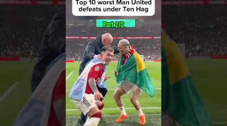 Top 10 worst Man United defeats under Ten Hag