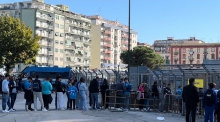 Napoli Atalanta LIVE, sta succedendo ora all’esterno del Maradona 