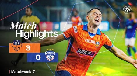 Match Highlights | FC Goa 3-0 Bengaluru FC | MW 7 | ISL 2024-25