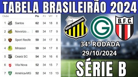 TABELA CLASSIFICAÇÃO DO BRASILEIRÃO 2024 - CAMPEONATO BRASILEIRO HOJE 2024 BRASILEIRÃO 2024 SÉRIE B