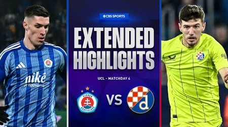 Bratislava vs. Dinamo Zagreb: Extended Highlights | UCL League Phase MD 4 | CBS Sports Golazo