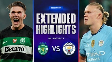 Sporting CP vs. Man. City: Extended Highlights | UCL League Phase MD 4 | CBS Sports Golazo