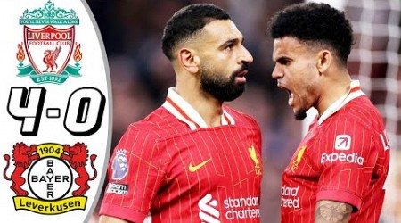 Liverpool vs Bayer Leverkusen 4-0- All Goals &amp; Highlights -2024