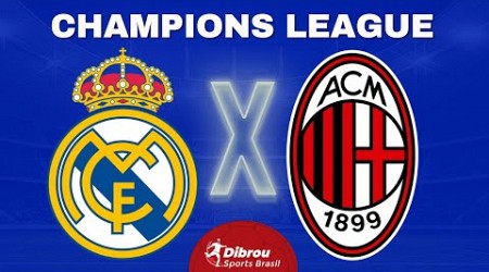 REAL MADRID X MILAN AO VIVO CHAMPIONS LEAGUE DIRETO DO SANTIAGO BERNABEU | RODADA 4 - NARRAÇÃO