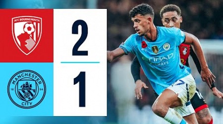 HIGHLIGHTS! | Bournemouth 2-1 Man City | Club record unbeaten run ends in defeat at Bournemouth