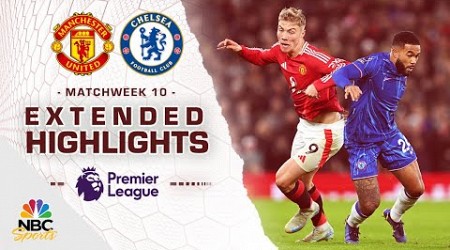 Manchester United v. Chelsea | PREMIER LEAGUE HIGHLIGHTS | 11/3/2024 | NBC Sports