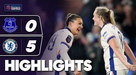 5️⃣ Consecutive Wins, Chelsea Remain Unbeaten | Everton v Chelsea Highlights | Barclays WSL 2024-25