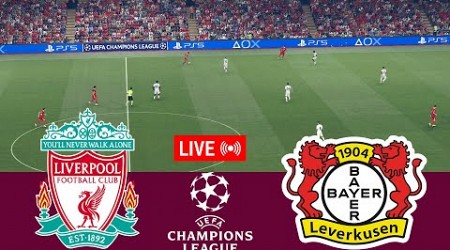 [LIVE] Liverpool vs Bayern Leverkusen. UEFA Champions League 24/25 Full Match - VideoGame Simulation