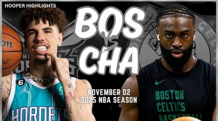 Boston Celtics vs Charlotte Hornets Full Game Highlights | Nov 2 | 2025 NBA Season