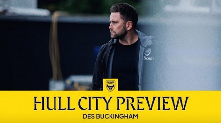 Des Buckingham Previews Oxford United&#39;s Hull City Fixture