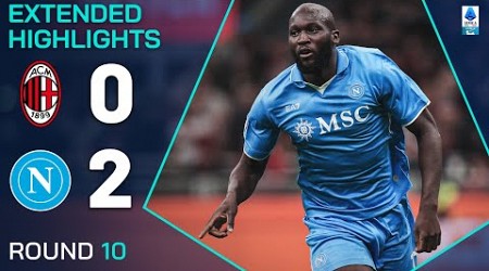 MILAN-NAPOLI 0-2 | EXTENDED HIGHLIGHTS | SERIE A 2024/25