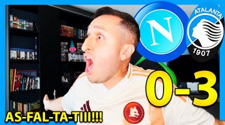 [GOL di RETEGUI e DELIRIO in LIVE] NAPOLI-ATALANTA 0-3: AS-FAL-TA-TIII‼️