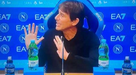 Antonio Conte Conferenza Stampa Post Napoli-Atalanta (0-3) &quot;loro più bravi di noi dico la verità&quot;