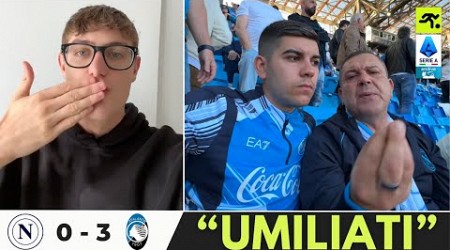 NAPOLI ATALANTA 0 3 | TIFOSI NAPOLETANI IN LACRIME E GUFI IN FESTA: “SIETE FINITI…” | TIFOSIAMO