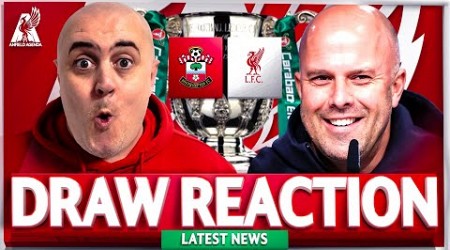 LIVERPOOL GET SOUTHAMPTON! CARABAO CUP FAVOURITES? Liverpool FC Latest News