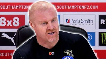 &#39;Millions of kids are watching this! DIVING ALL OVER PLACE!&#39; | Sean Dyche | Southampton 1-0 Everton