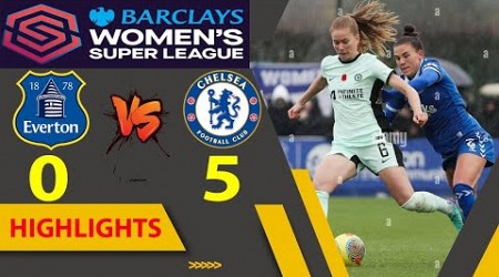 Everton vs Chelsea Highlights &amp; All Goals | English FA Women&#39;s Super League | 3.11.2024