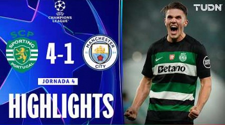 HIGHLIGHTS - Sporting Lisboa vs Manchester City | UEFA Champions League 24/25 | TUDN