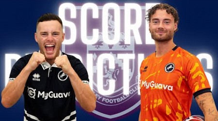 SCORE PREDICTIONS - MILLWALL V BURNLEY #millwall #millwallfc #burnleyfc #championship #efl