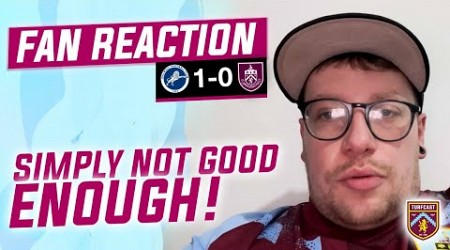 Fan Reaction | MILLWALL 1-0 BURNLEY | 