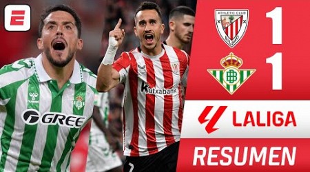 Athletic Club y Real Betis empataron 1-1 por la fecha 12. Goles de Fornals y Berenguer | La Liga